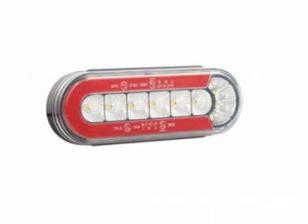 PILOTO TRASERO LED 12/24V 4 FUNCIONES INT. SECUENCIAL 160X50X30MM 