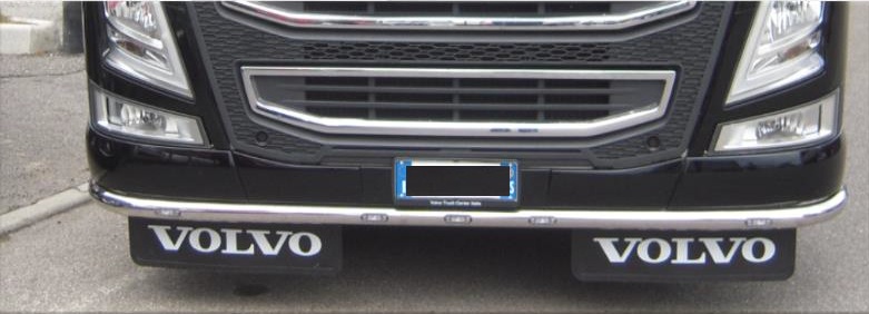 LOBAR INOX RECTA VOLVO FH4 CON LEDS 