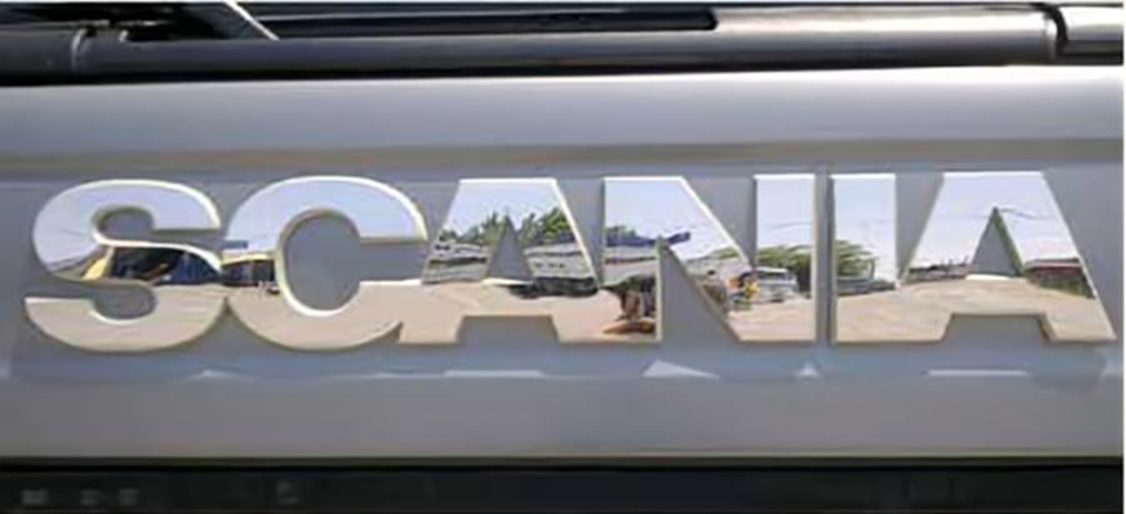 LETRAS INOX RELIEVE SCANIA 2004-2009 LETRAS INOX RELIEVE SCANIA 2004-2009