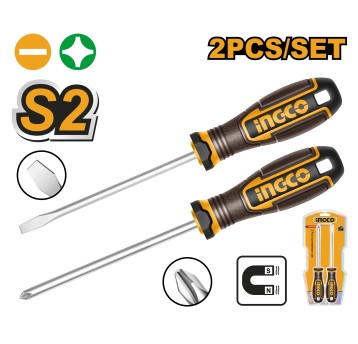 JUEGO 2 DESTORNILLADORES MAGNETICOS 